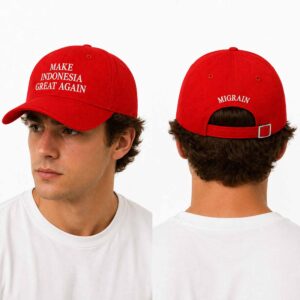 2026 Make Indonesia Great Again Migrain Hat 1