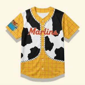 2026 Marlins Toy Story 5 Woody Jersey Giveaway 1