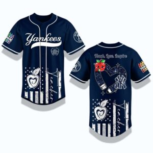 2026 NY Yankees Teacher Appreciation Baseball Jersey 1