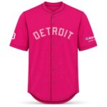2025 Detroit Tigers Pink Jersey Giveaway