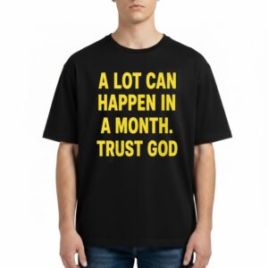 A Lot Can Happen In A Month Trust God T Shirt