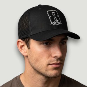 Kyle Busch Black 8 Memorial Hat 1