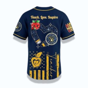 2026 Brewers Teacher Appreciation Baseball Jersey 2