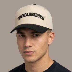 Washington DC Upside Down Cream Hat 2