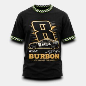 Kyle Busch 8 Burbon Live Against The Grain Shirt