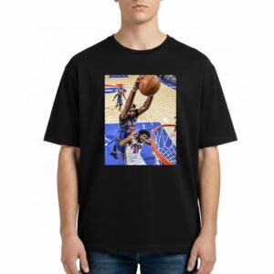 Mitchell Robinson Dunking on Joel Embiid T Shirt