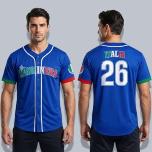 2026 Mariners Italian Heritage Jersey Giveaway