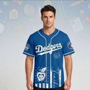 2026 LA Dodgers Teacher Appreciation Baseball Jersey 1