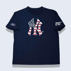 NY Yankees Military Appreciation Night Red White & Blue T Shirt Giveaway 2