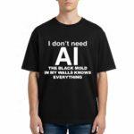 I Dont Need AI The Black Mold In My Walls Knows Everything Shirt