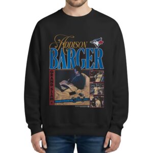 2026 Davis Schneider Blue Jays Addison Barger Sweatshirt