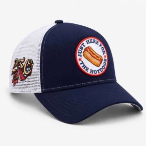 Just Here For The Hot Dogs 250th Trucker Hat 1