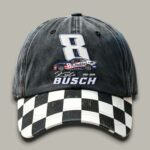Kyle Busch 8 1985 2026 Checkered Racing Hat