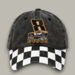 Kyle Busch 8 Checkered Racing Hat