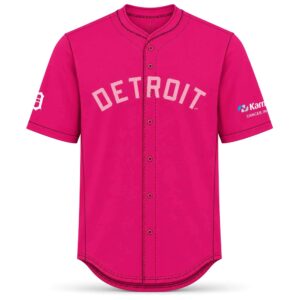 2025 Detroit Tigers Pink Jersey Giveaway