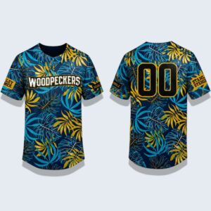 2026 Fayetteville Woodpeckers Margaritaville Night Jersey