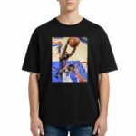 Mitchell Robinson Dunking on Joel Embiid Shirt