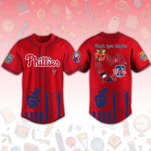 2026 Phillies Teacher Appreciation Baseball Jersey