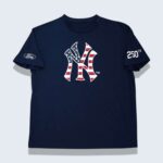 NY Yankees Military Appreciation Night Red White & Blue T Shirt Giveaway