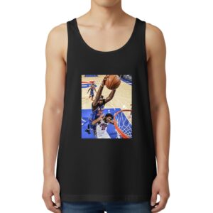 Mitchell Robinson Dunking on Joel Embiid Tank Top