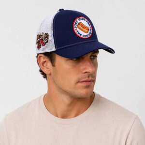 Just Here For The Hot Dogs 250th Trucker Hat 2