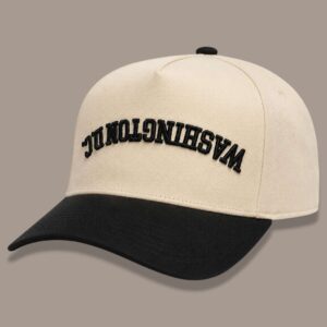 Washington DC Upside Down Cream Hat