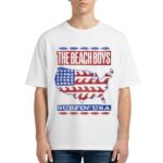 The Beach Boys Surfin USA Map Retro Shirt