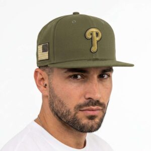 Armed Forces Day 2026 Phillies Military Green Hat 3