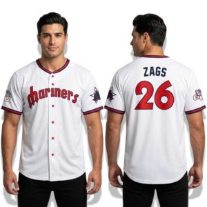 2026 Mariners Zags Night Gonzaga Jersey Giveaway 3