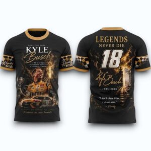 Gone Too Soon Kyle Busch 1985 2026 Memorial Shirt 2