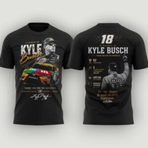 In Memory Of Kyle Busch Thank You For The Memories Shirt 1