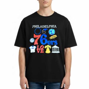 Joel Embiid Philadelphia 76ers Claymation City Shirt
