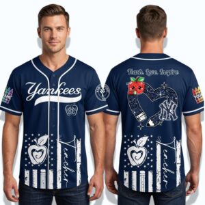 2026 NY Yankees Teacher Appreciation Baseball Jersey