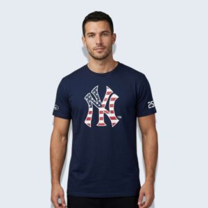 NY Yankees Military Appreciation Night Red White & Blue T Shirt Giveaway