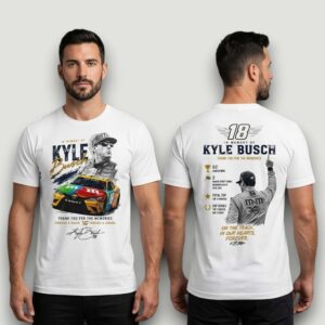 In Memory Of Kyle Busch Thank You For The Memories Shirt 3