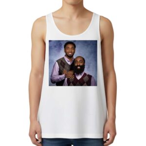 Donovan Mitchell And James Harden Step Brothers Tank Top
