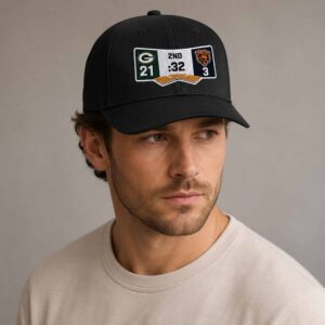 Green Bay Packers 21 3 Chicago Bears Hat 1