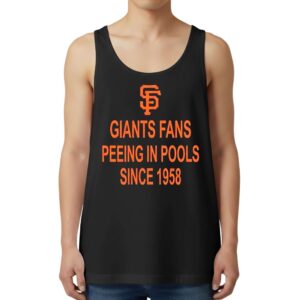 Giants Fans Peeing in Pools Since 1958 Tank Top