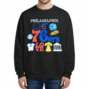 Joel Embiid Philadelphia 76ers Claymation City Sweatshirt