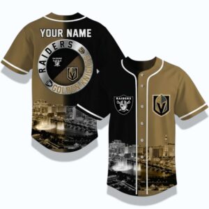 Raiders x Golden Knights Baseball Jersey