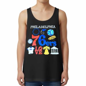 Joel Embiid Philadelphia 76ers Claymation City Tank Top