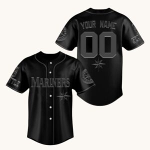 2026 Mariners Back To The Basics All Black Jersey