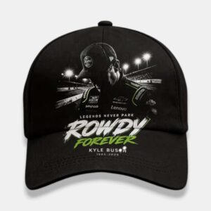 Kyle Bush 1985 2026 Legends Never Park Rowdy Forever Hat 1