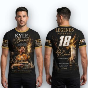 Gone Too Soon Kyle Busch 1985 2026 Memorial Shirt 3