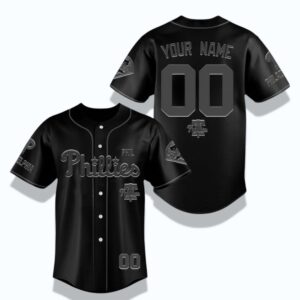 2026 Philadelphia Phillies Blackout Back To The Basics Jersey