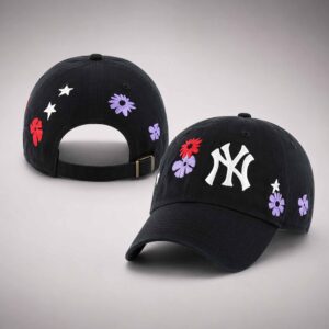 2026 Yankees Floral Flower Baseball Hat
