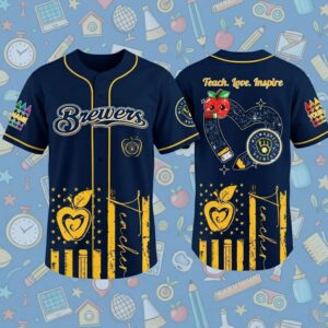 2026 Brewers Teacher Appreciation Baseball Jersey