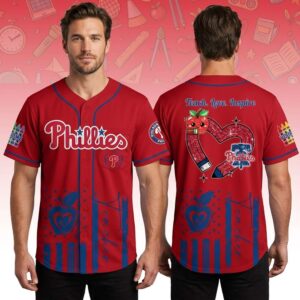 2026 Phillies Teacher Appreciation Baseball Jersey 1