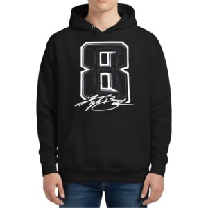 Kyle Busch Black 8 Memorial Hoodie