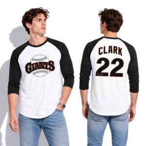 2026 SF Giants Autism Acceptance Night Will Clark Baseball T Shirt Giveaway 1